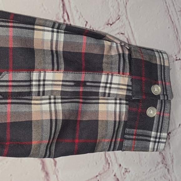 Boohoo Man Red Blue And White Plaid Men Size XL - Picture 5 of 11